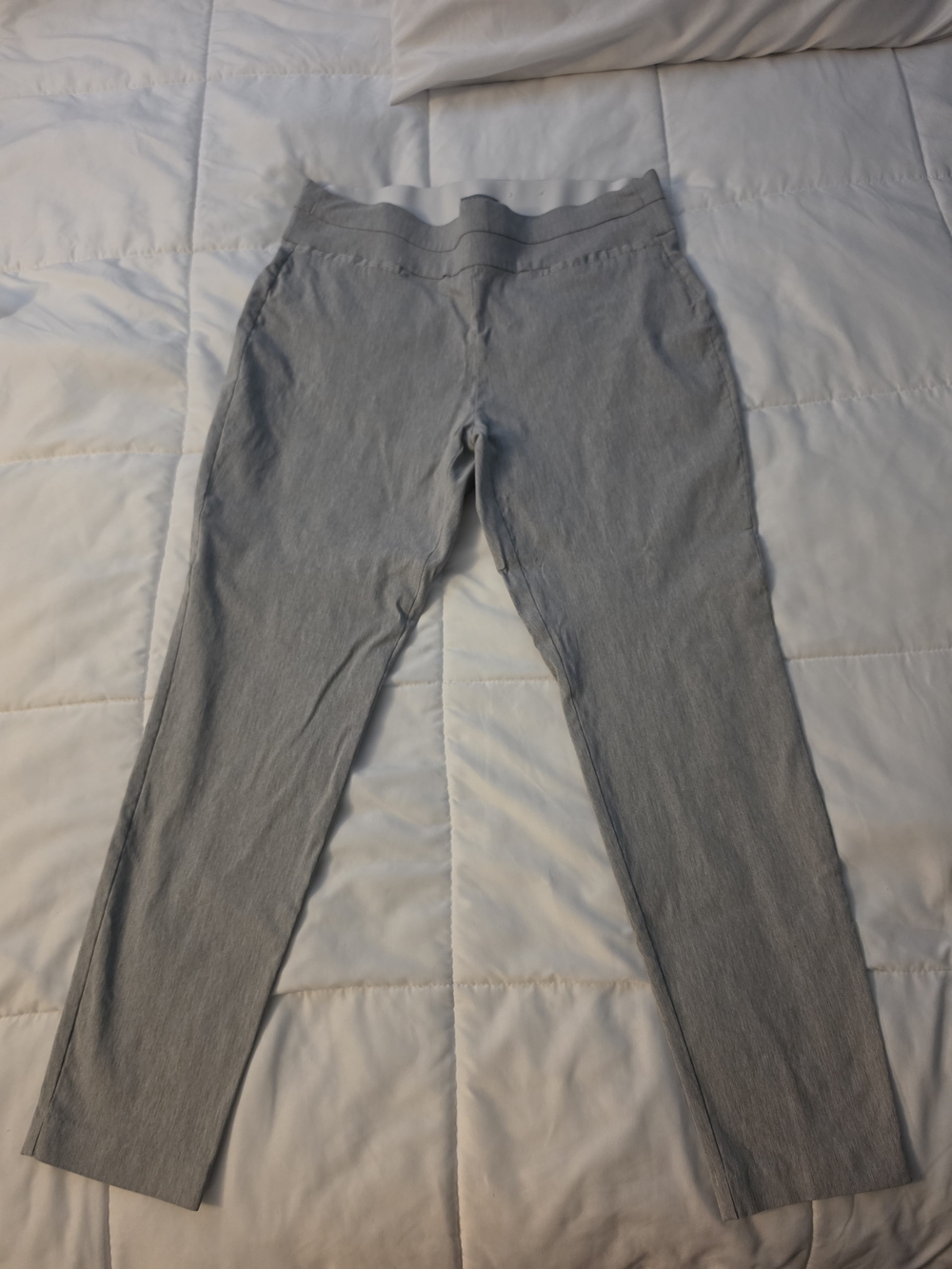 Massini Light Gray Stretch Dress Pants